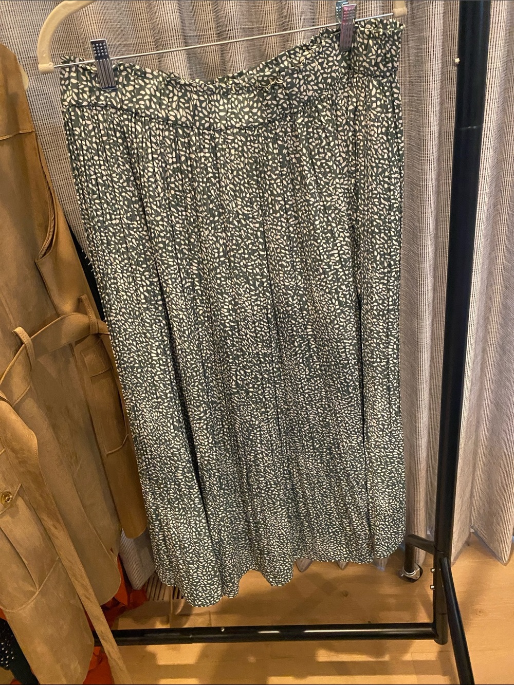 Zeagoo XXL flowy green skirt